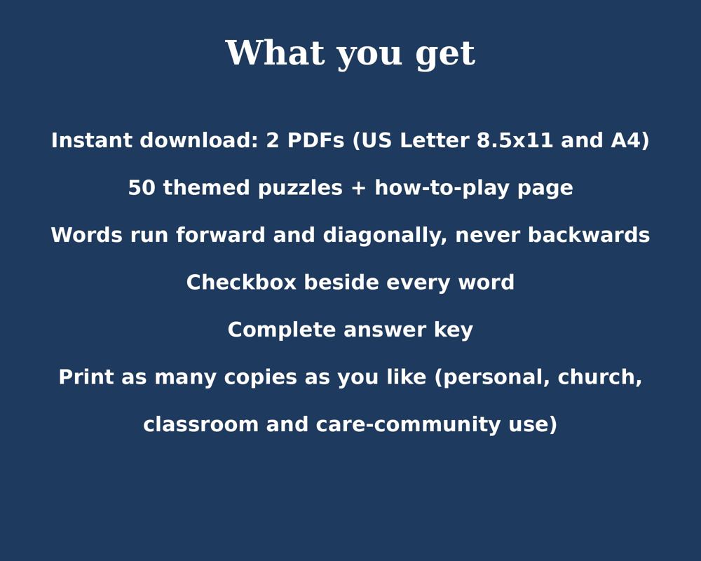 Bible Word Search with KJV Verses printable preview 4