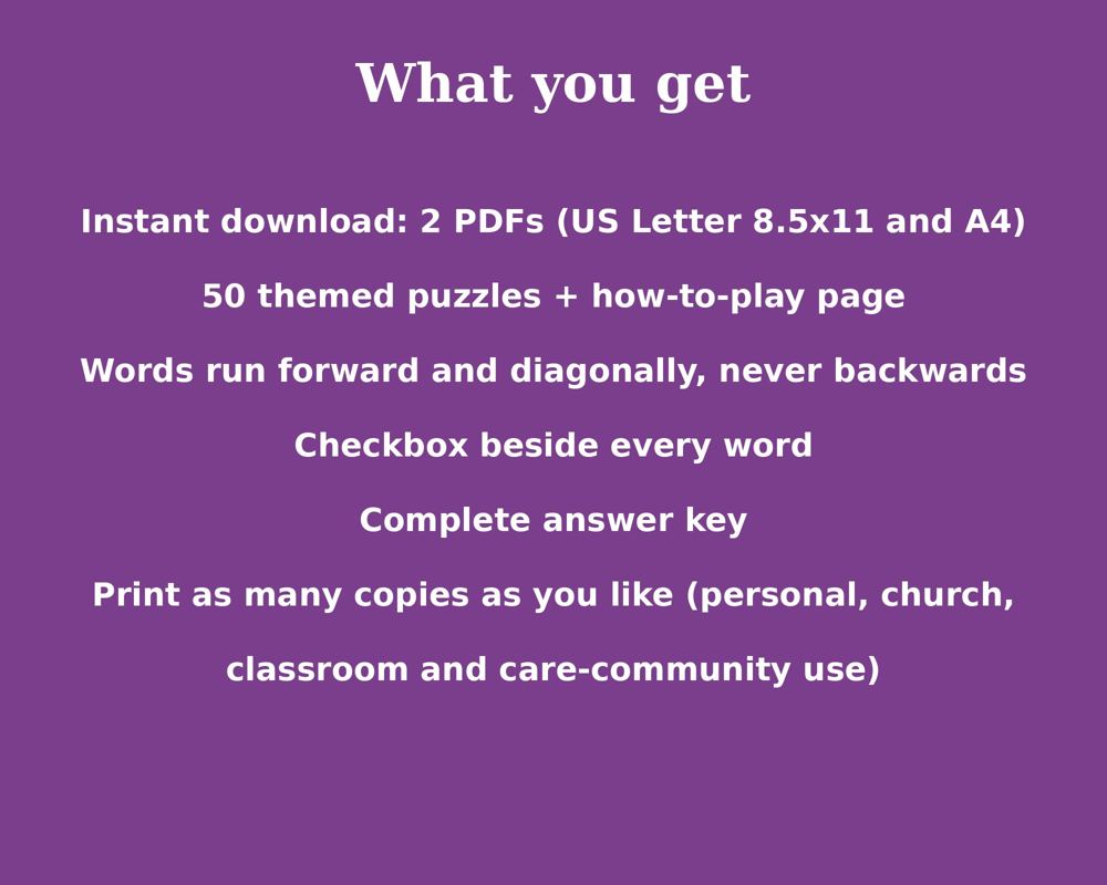 Cat Lovers Word Search printable preview 4