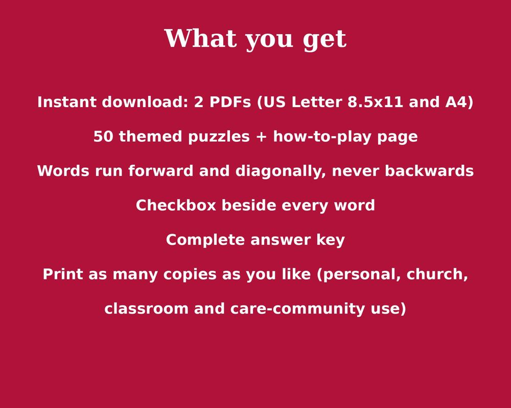 1950s Rock & Roll Word Search printable preview 4