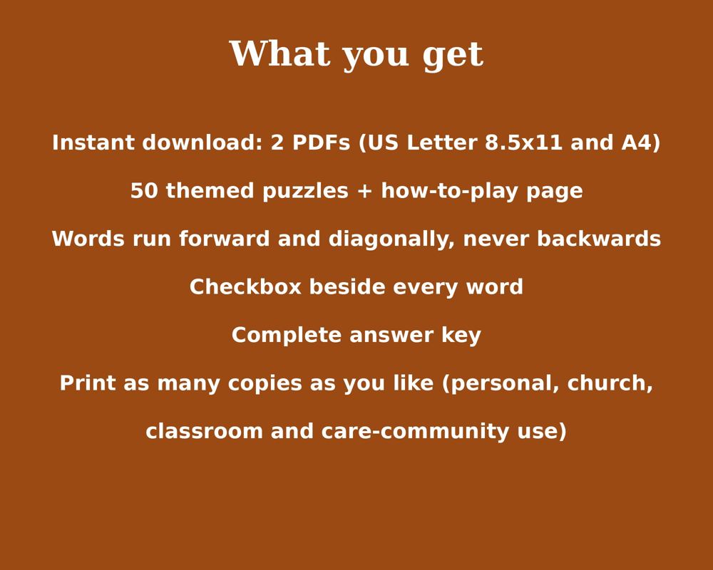 Thanksgiving Word Search printable preview 4