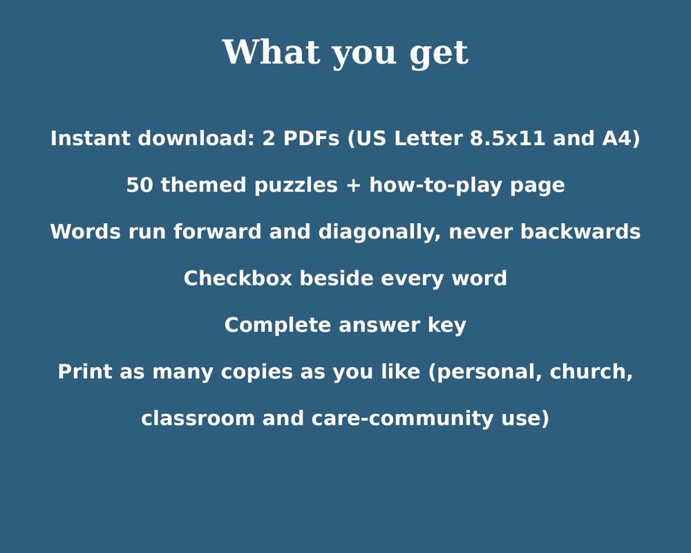 Cozy Winter Word Search printable preview 4