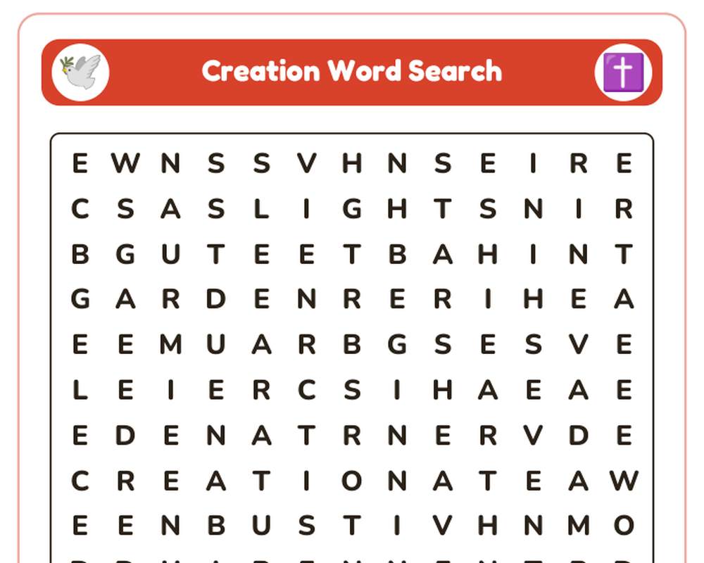 Free printable Bible Story Activity Pack sample page