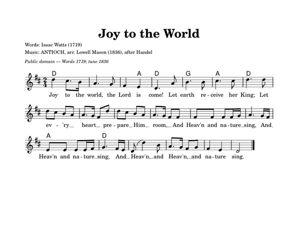 Christmas Carols Sheet Music: 20 Carols with Melody, Chords & Lyrics printable preview 2