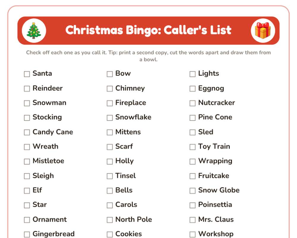 Christmas Party Games Bundle: 15+ Printable Games printable preview 2