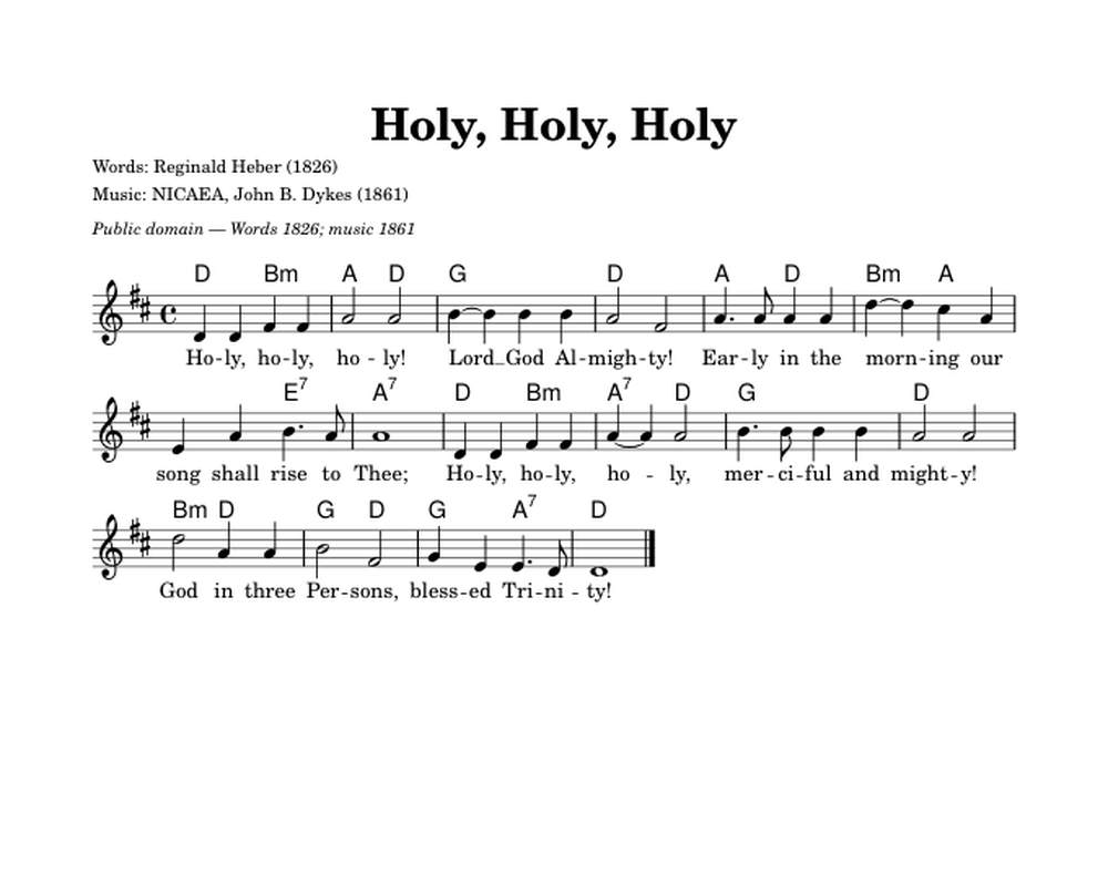Classic Hymns Sheet Music: 20 Hymns with Melody, Chords & Lyrics printable preview 2