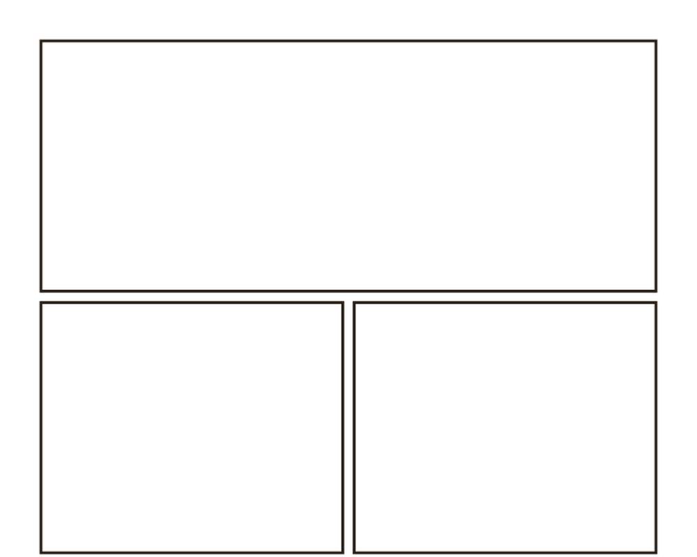 Blank Comic Book Page Template Printable PDF printable preview 2