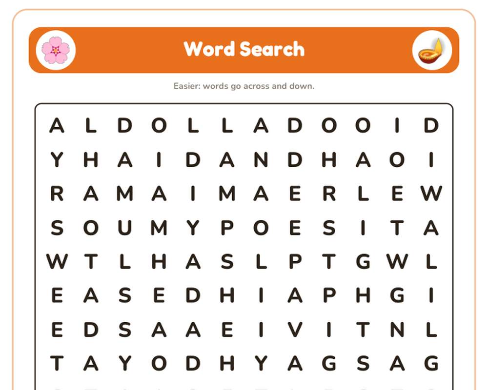 Diwali Activity Pack: Puzzles, Facts & Quiz printable preview 2