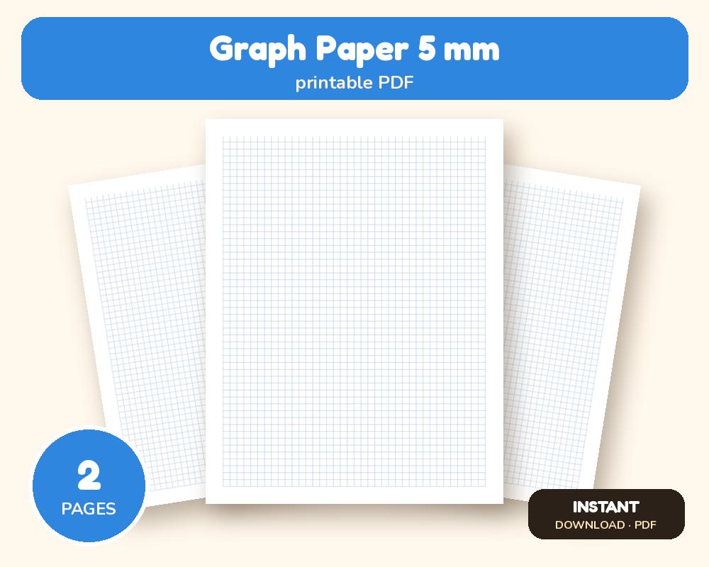 Graph Paper 5 mm Printable PDF