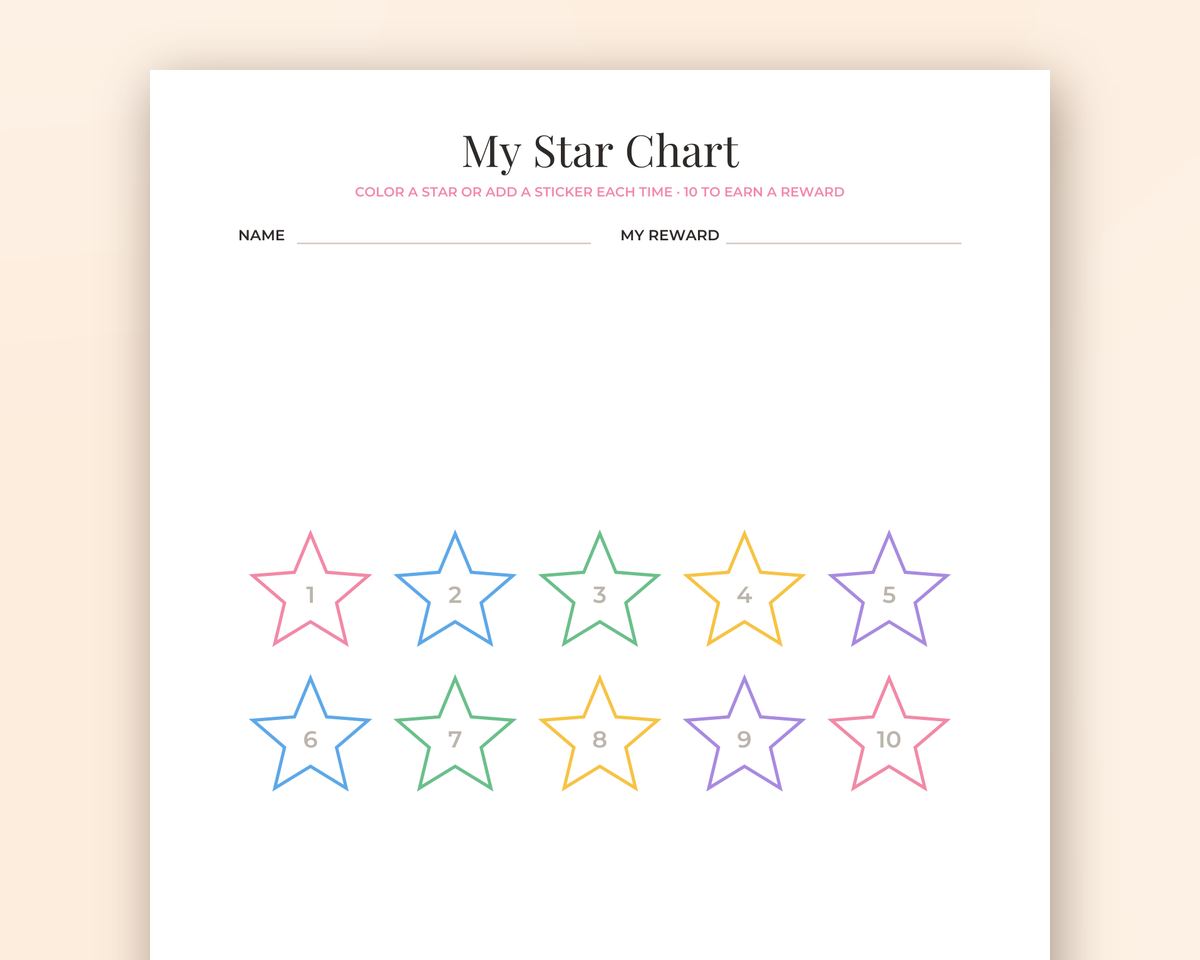 Kids Reward Chart & Routine Chart Bundle: Sticker Charts, Potty Chart, Morning & Bedtime Picture Charts, Chores + Coupons printable preview 2
