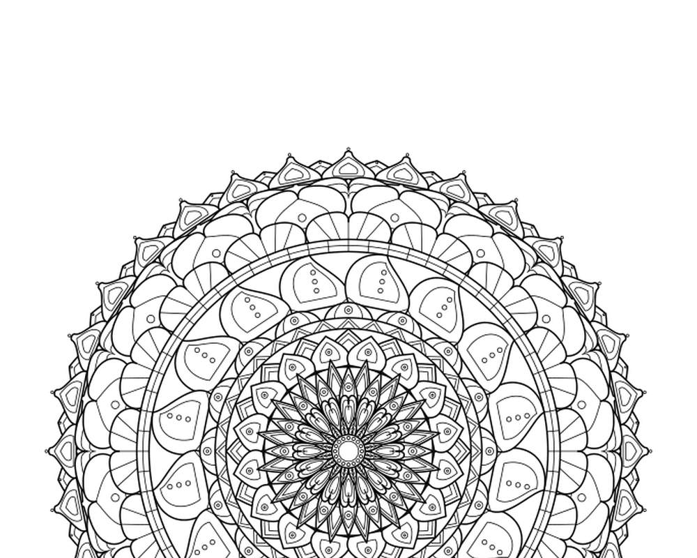 Mandala Coloring Book for Adults Vol. 2: 40 Detailed Printable Mandalas printable preview 2