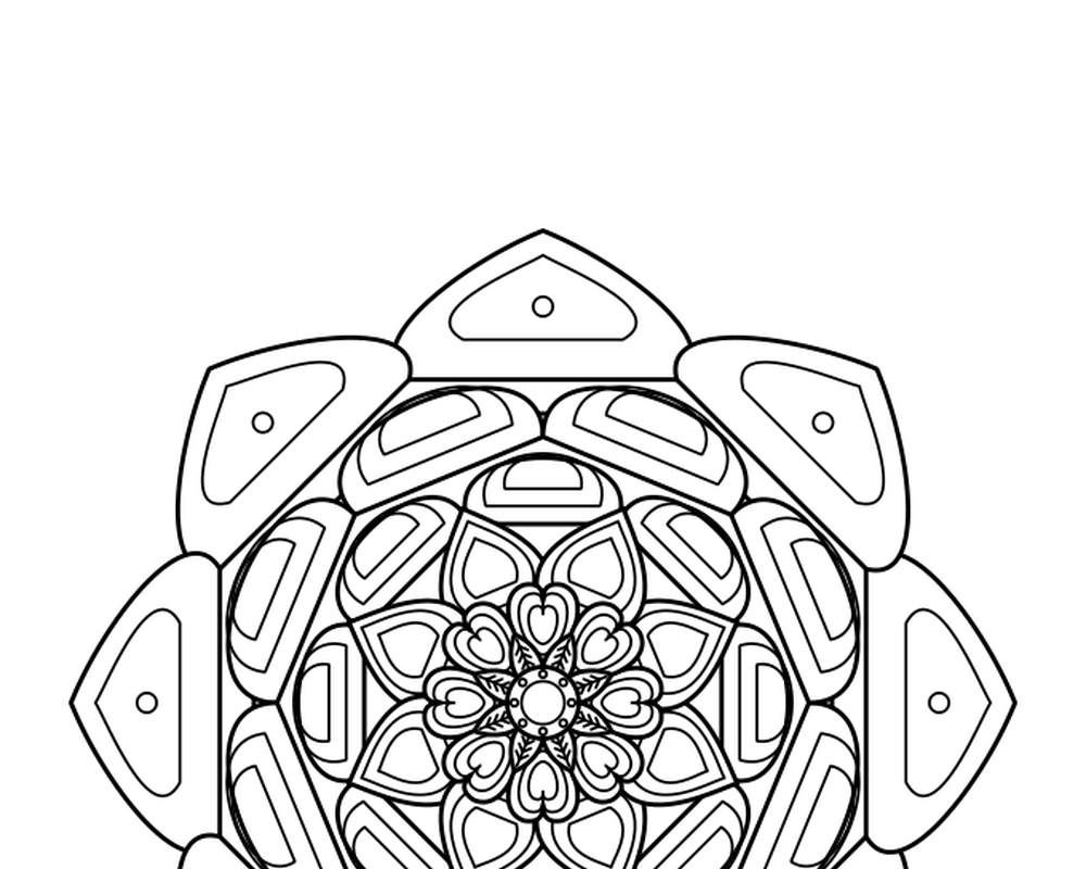 Mandala Coloring Pages for Kids: 30 Simple Printable Designs printable preview 2