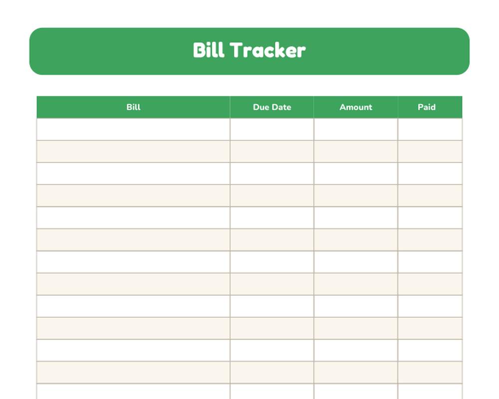 Monthly Budget Planner Printable printable preview 2