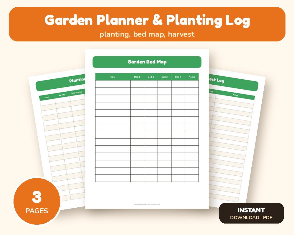 Garden Planner & Planting Log