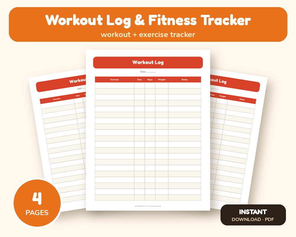 Workout Log & Fitness Tracker