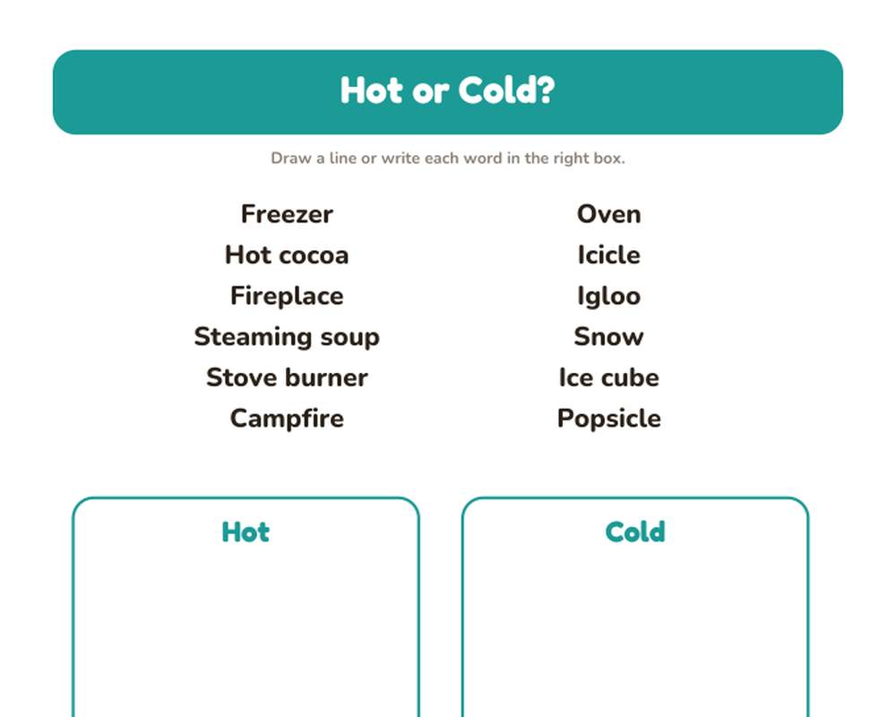 Sorting Activities for Seniors & Memory Care: 12 Large-Print Sheets printable preview 2