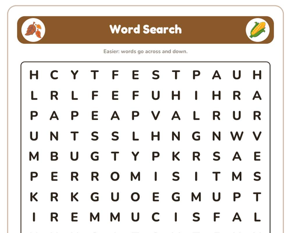 Thanksgiving Activity Pack: Puzzles, Facts & Quiz printable preview 2