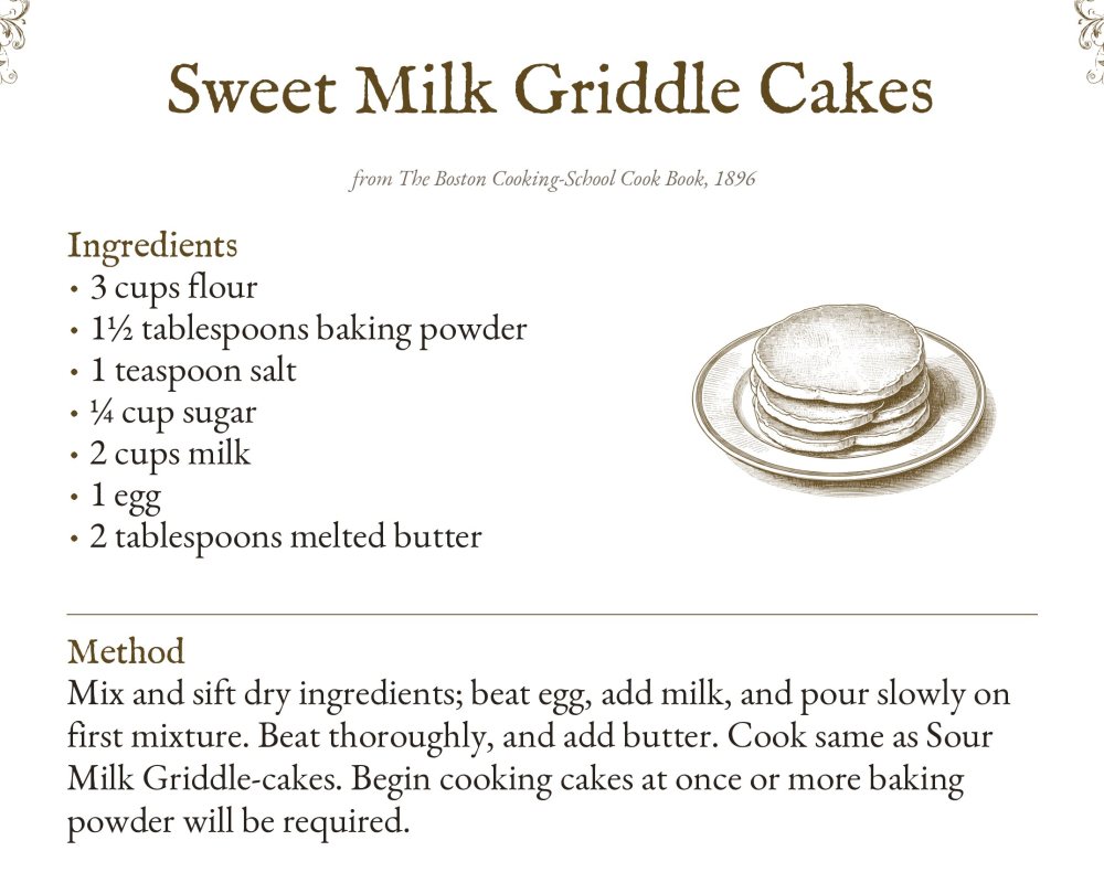 Vintage Recipe Printables: Biscuits, Breads & Breakfast (11 Recipes, 1896) printable preview 2