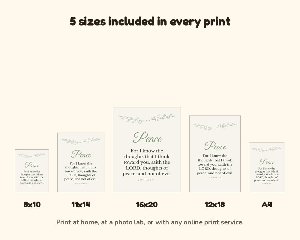Botanical Scripture Wall Art Set of 4: Sage Green Line Art Bible Verse Prints printable preview 3