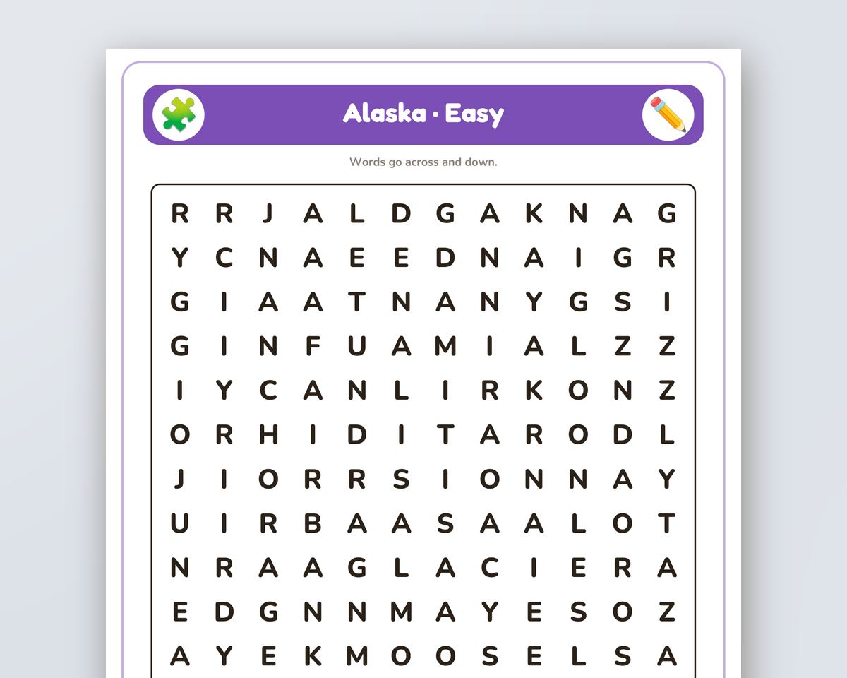 US States Word Search Book: 200 Printable Puzzles for All 50 States (Easy to Hard + Large Print) printable preview 2